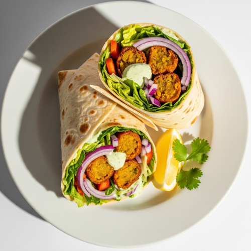 8. Falafel Wrap 